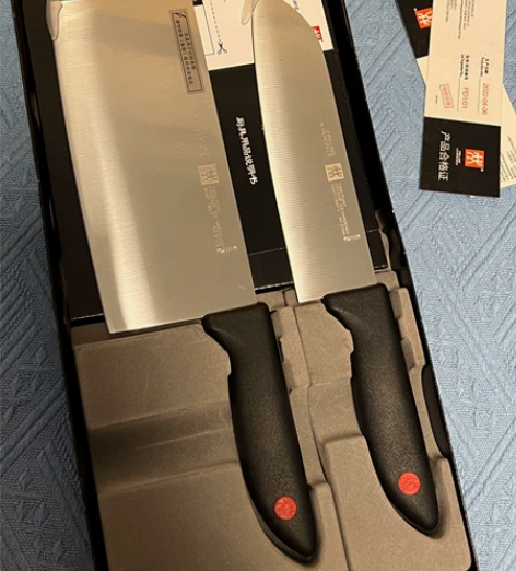 支持鉴定！商城撤下来的！捡漏！！！双立人刀...