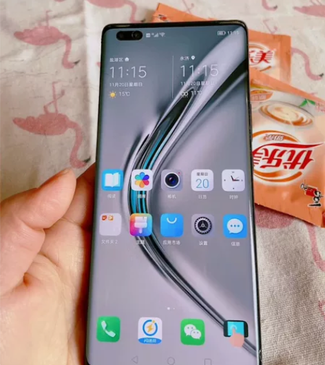 自用闲置手机   华为荣耀V40  8+1...