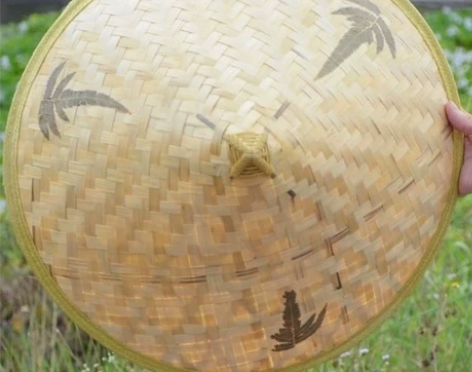 斗笠竹编草帽遮阳防晒竹编斗笠帽 新店开张，...