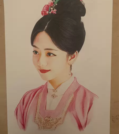彩铅写实肖像定制各种画像，真人像，彩铅素描...