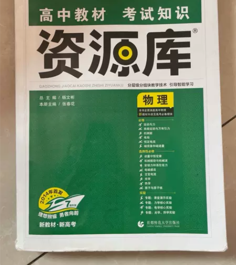 高中毕业，出物理学科资源库，有少处使用痕迹...
