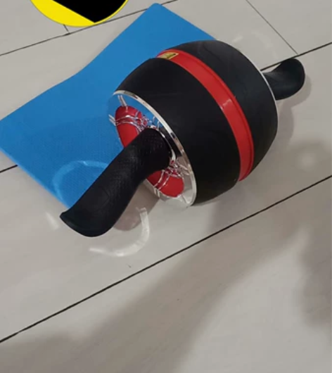 (买就送跪垫）自动回弹健腹轮腹肌轮男女收腹...