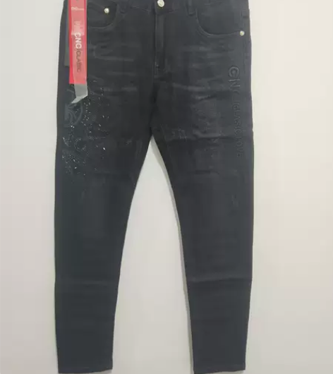 cnc秋冬弹力牛仔裤30 32 34码...