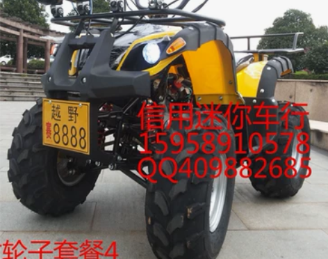 8寸轮125cc小公牛沙滩车 四轮摩托 四...