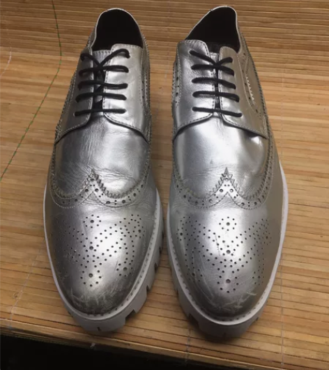 43码JINIWU吾倪季布洛克皮鞋男雕花系...