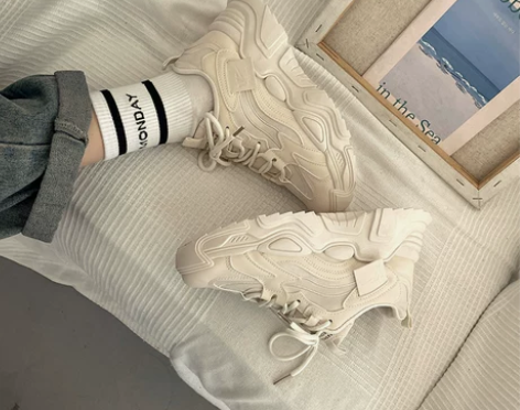 爆款厚底炸街老爹鞋女秋冬高级感2022新款...