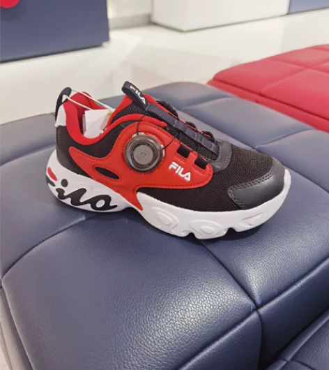 FILA斐乐童鞋2022新款女童网面儿童运...