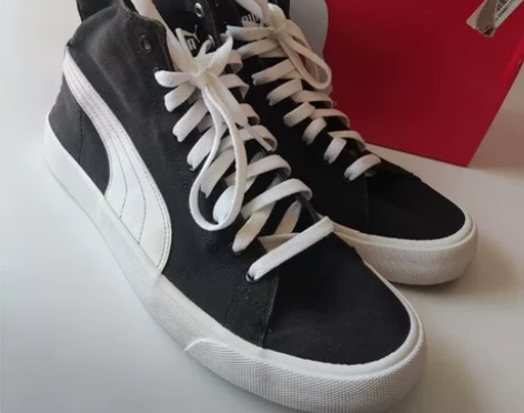 41码PUMA彪马男鞋帆布中帮休闲板鞋37...