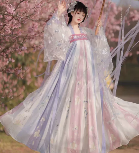 【樱洛】茗月萱家齐胸襦裙套装汉服 全套 全...