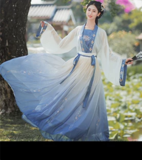 陌上卿安      珍缕原创汉服女齐腰襦裙...