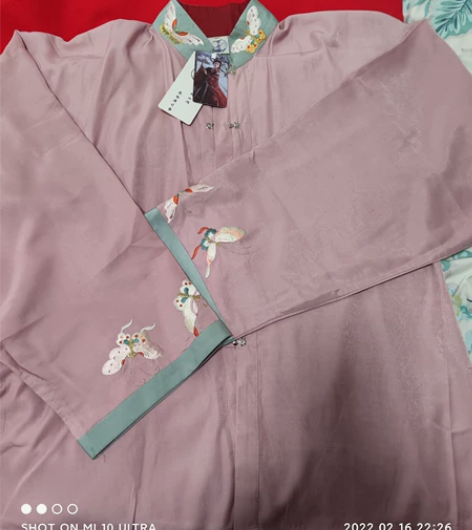 司南阁原创【百蝶猫】汉服女款明制立领方领一...