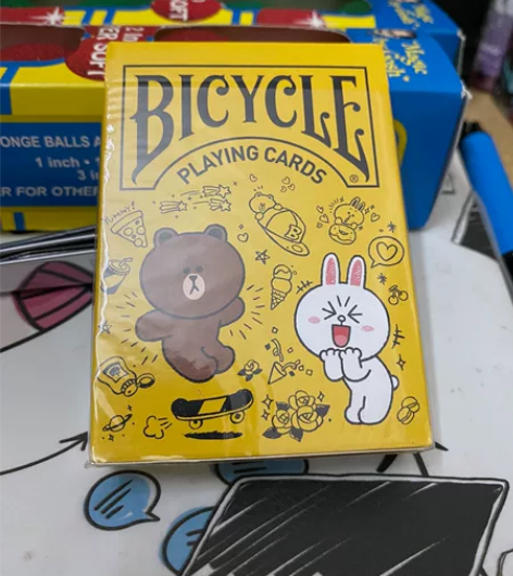 渡边布朗熊扑克牌 Bicycle LINE...