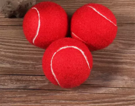 红色网球彩色减压低弹网球洗衣按摩泰迪柯基宠...