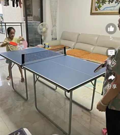 入门级乒乓球桌，非常好用，女儿练完去乒乓球...