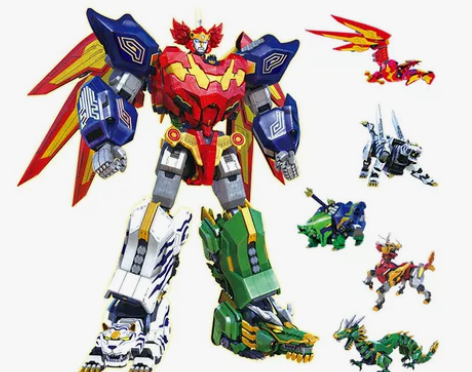 神兽金刚玩具天神地兽超变星甲青龙白虎六合体...