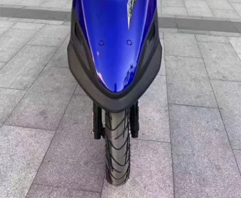 原装蓝色雅马哈福喜100。二手踏板车国四机...