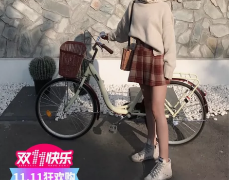 LADYCAI 四喜白 羊毛尼秋冬短裙百褶...