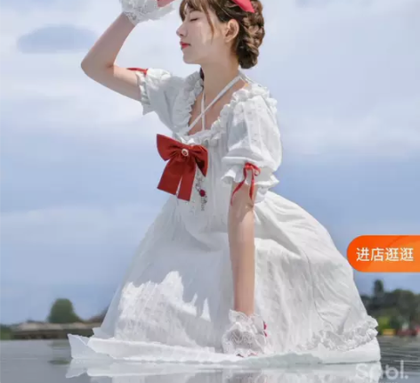 白雪公主minisnbl原创童装公主风裙子...