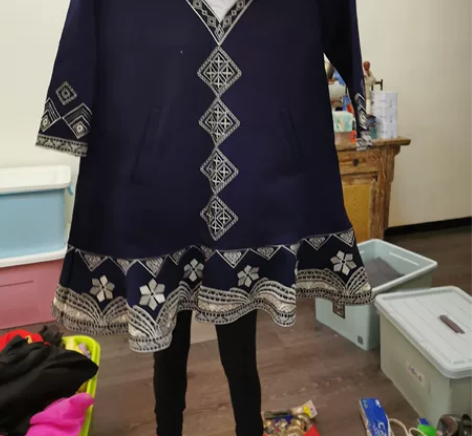 民族风大码连衣裙，适合160身高，50-6...