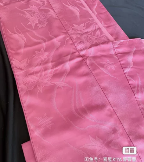 kiya喜屋长春花枫叶流水色无地 材质：化...