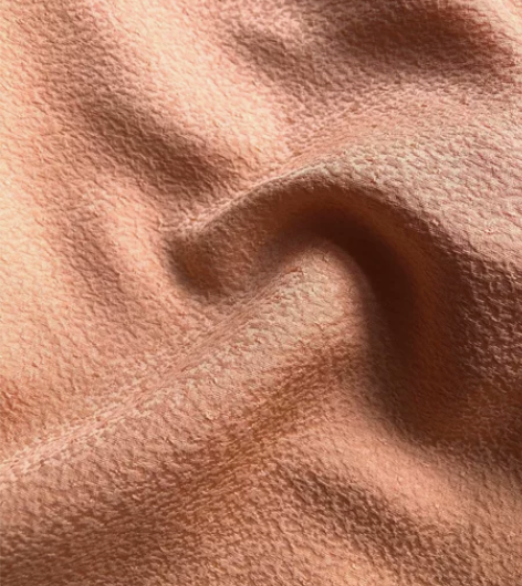 薄柿质感碎米色无地 材质:正绢哑光 质感碎...