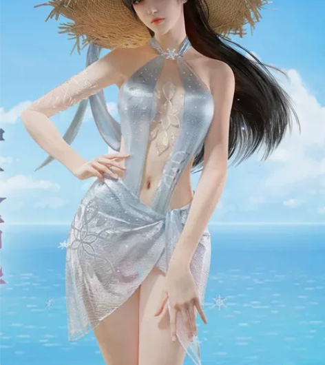 次元依永劫无间cos服顾清寒 仲夏霜华co...