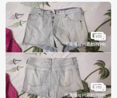 牛仔短裤女潮外穿热裤显瘦百搭 #显瘦牛仔裤...