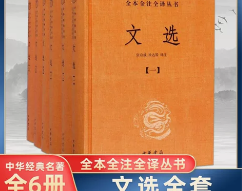 文学书籍文学文选(共6册)(精)/中华经典...