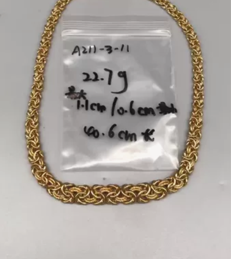 【国内现货】意大利品牌纯银鎏金项链。 无论...