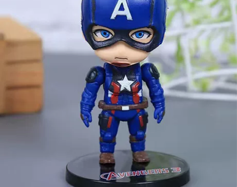 复仇者联盟手办钢铁侠美国队长蜘蛛侠雷神公仔...