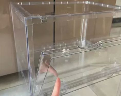 8元一个全新亚克力鞋盒球鞋收纳盒马卡亚克力...