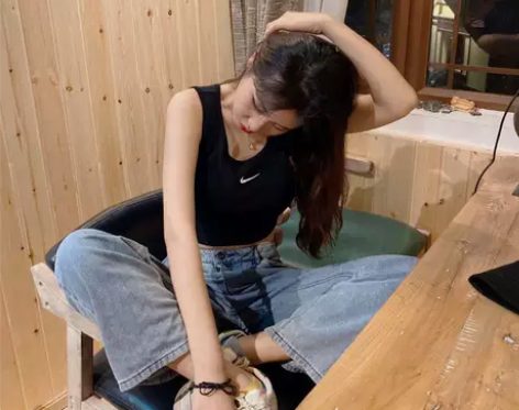 网红爆款纯棉吊带背心女外穿潮韩版美背无袖打...