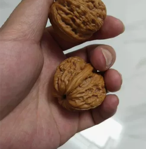 文玩核桃：42尺寸全品无修平谷元宝，已初步...