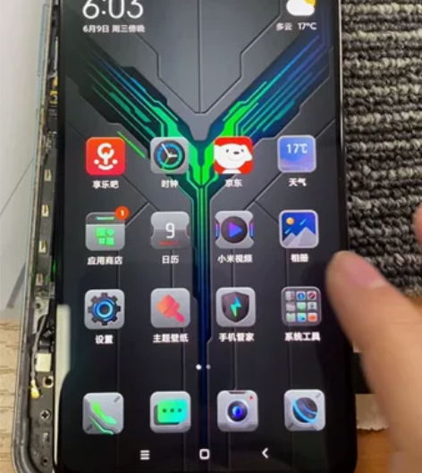 适用于黑鲨2pro屏幕总成，原压换盖屏幕总...