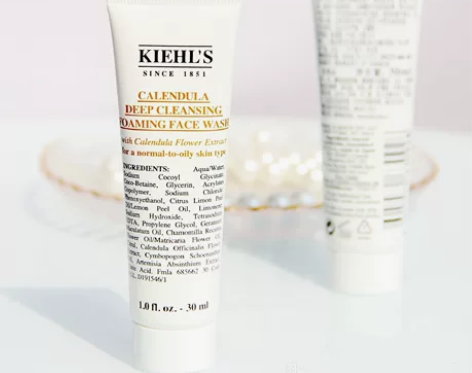 科颜氏金盏花洁面 官方小程序买面霜送的 非...