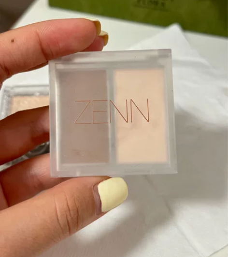 ZENN 双色修颜提亮粉 修容鼻影 鼻梁高...