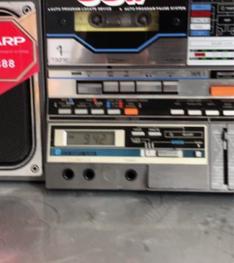 夏普收录机 GF-888，成色不错！实拍图...