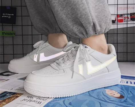 夏季小白鞋子男韩版潮流ins港风低帮休闲鞋...