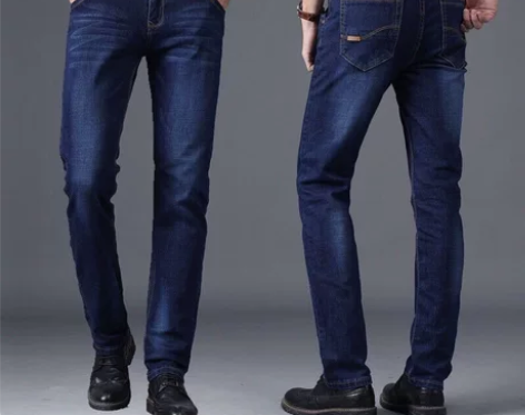 买一送一！优惠特价！秋冬款 男士牛仔裤宽松...