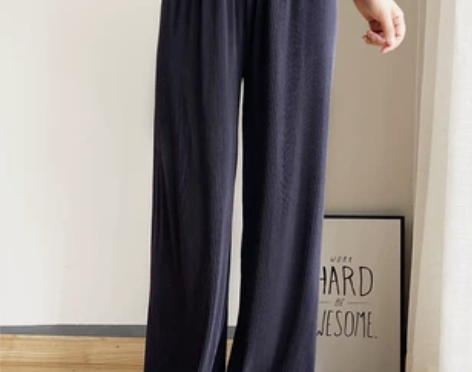 岛国原厂面料！口碑款！狂显瘦 垂感直筒拖地...