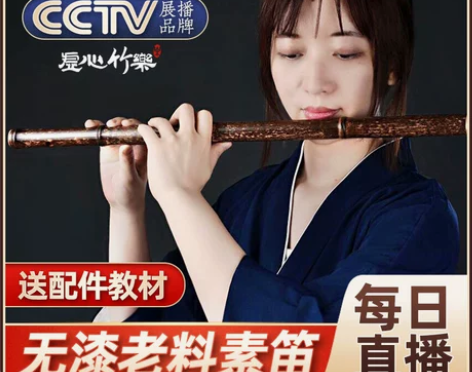 古风素笛魔道祖师陈情紫竹笛子竹笛初学专业精...