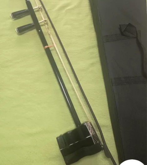 搬家急出【原五千多铜轴二胡乐器】黑檀胡白木...