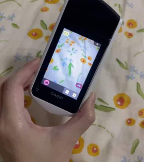 卡西欧TR300 白色 七成新 镜头处一圈...