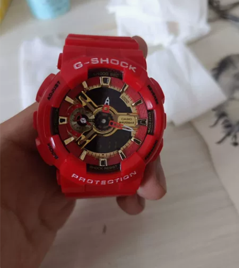 精品卡西欧红金，全新没带过，包邮 感兴趣的...