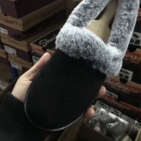 斯凯/奇棉鞋 毛鞋，毛毛很浓密，手感超好，...