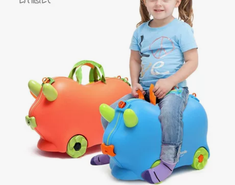 凯德氏儿童行李箱儿童旅行箱 可坐可骑储物箱...