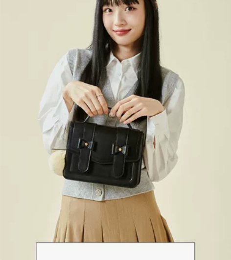 不莱玫蝴蝶结剑桥包斜挎包单肩包手提包包女送...