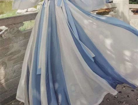 花溪子原创汉服【黛颜玉】白菜价晋制破裙交领...