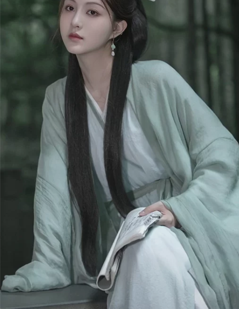 清冷系汉服女晋制2022新款女古装魏晋风