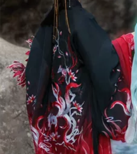 如梦霓裳涂山汉服男女情侣装大袖衫重工绣花情...